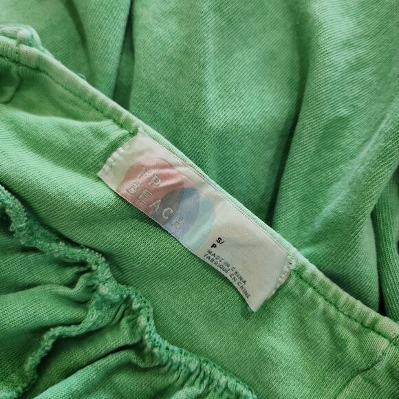 Free People FP Beach Women's 100% Cotton Wide Leg Jumpsuit Overall Size Small - Picture 9 of 13